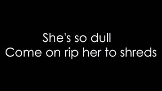 Blondie - Rip Her To Shreds (lyrics)