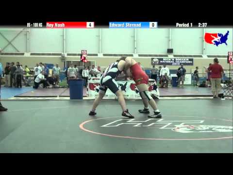 Roy Nash vs. Edward Sternad at 2013 FILA Cadet Nationals - FS