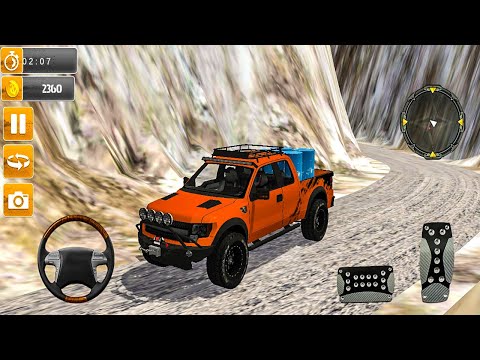 OFFROAD JEEP CARGO DRIVING 4X4 | OFFROAD YELLOW JEEP CARGO SIMULATOR BEST ANDROID GAMEPLAY