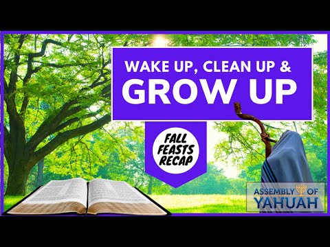 Wake Up, Clean Up, & Grow Up (Fall Feasts Recap) (Message + Group Discussion)