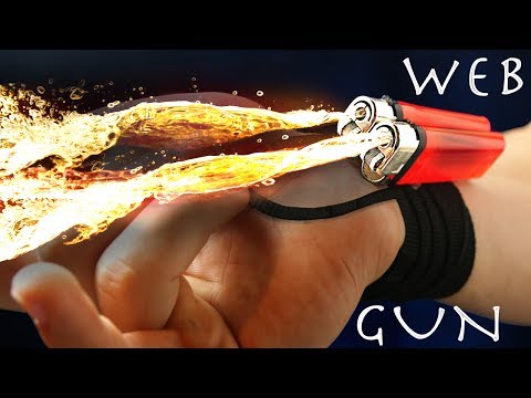 Make a SPIDER-MAN WEB SHOOTER! -  V4 Fire Edition 🔥 (Spider-Man Homecoming)