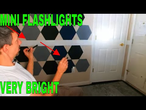 LED pocket Flashlights UNBOXING !  SUPER bright and very convenient!