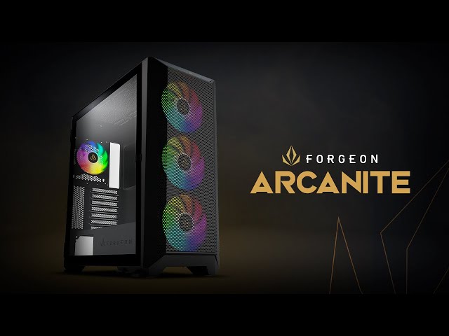 Forgeon Arcanite ARGB Mesh ATX Tower bianco video