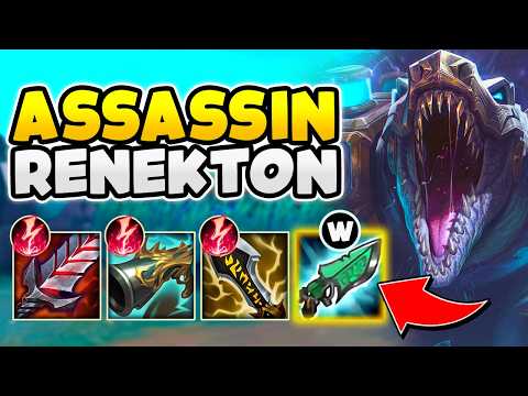 This Build Shouldn’t Work… But Assassin Renekton Mid POPS OFF