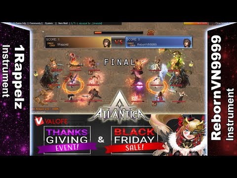 Titan 26/11/2017 PM: Final - 1Rappelz vs RebornVN9999 - Atlantica Online