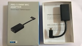 Video thumbnail for GoPro 3.5mm External Mic Adapter for Hero 7 6 5  review AKA "Brick" by Vignesh Kamath