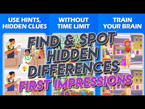 Find and Spot Hidden Differences First Impressions [Stages 1 to 25] - YouTube