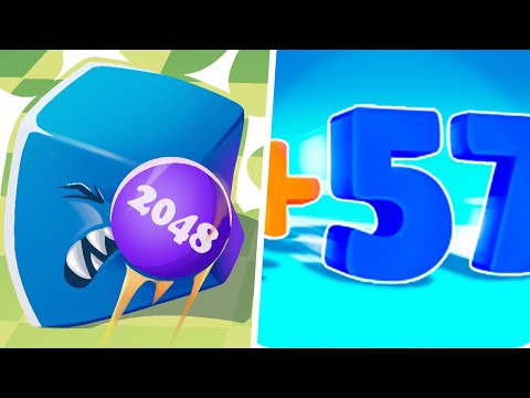 Ball Master 2048 Shooter vs Math Plus 3D  - Max Level Gameplay (Part 1) 123456789