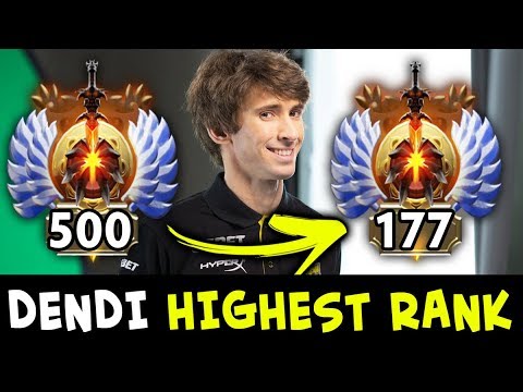 Dendi HIGHEST RANK in 2nd season — road to TOP-100