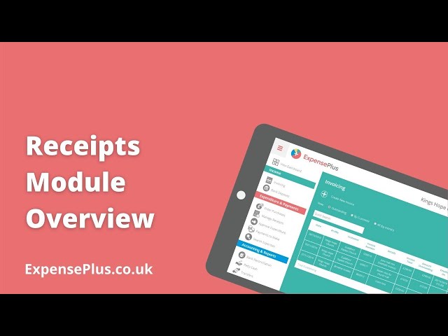 Receipts Module Overview - title board