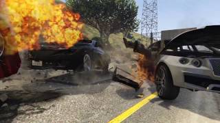 EXPLOSION CAR CRASHES IN GTA 5