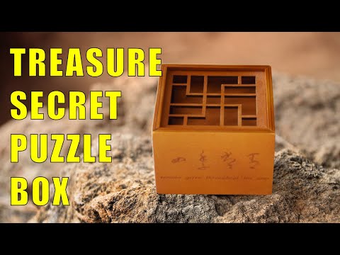 How To Open A Wooden Puzzle Box With Hidden Compartments
