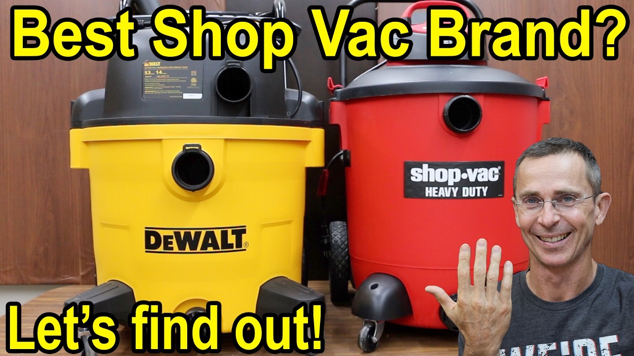 Best Shop Vac? Ridgid vs Shop Vac, DeWalt, Stanley, Hart, Craftsman