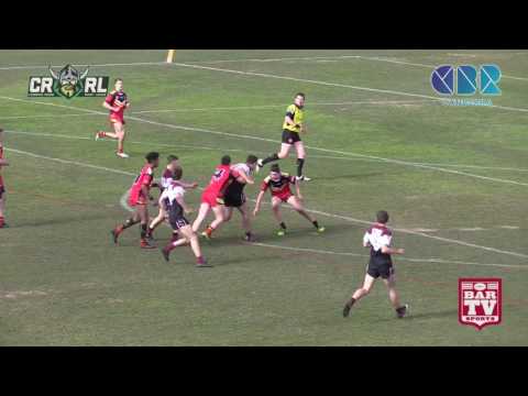 2017 Canberra RL U18 Highlights   Gungahlin v Queanbeytan Kangaroos