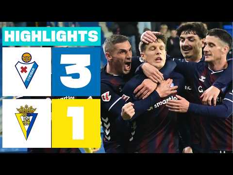 SD EIBAR 3 - 1 CÁDIZ CF | RESUMEN LALIGA HYPERMOTION