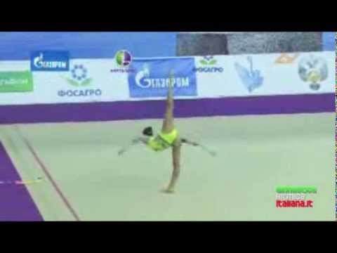 WCup San Pietroburgo 2013:Alessia Russo (ITA) clubs/clavette