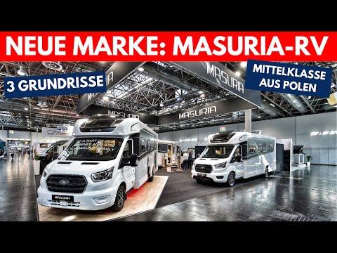 MASURIA-RV - NEW BRAND - Semi-integrated motorhomes from Poland - Caravan Salon Düsseldorf 2025