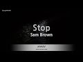 Sam Brown-Stop (Karaoke Version)