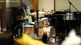 Ronald Bruner, Jr. at Bell Sound.  Graves Brothers session.