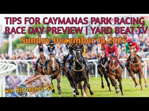 Caymanas Park Race Day Preview| Sunday Dec.14.2025.| Yard Beat T.V 