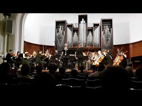 Валерий Кикта. Военный концерт для трубы, органа, струнного оркестра и ударных. Андрей Дёмин( труба)