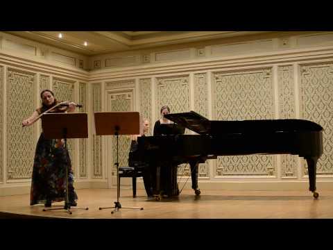 Prokofiev - Violin Sonata nr. 1. Natalia Pancec (violin) and Simona Strungaru (piano)