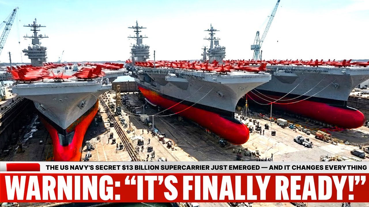 The US Navy's Secret $13 Billion Supercarrier Just Emerged — And It Changes EVERYTHING