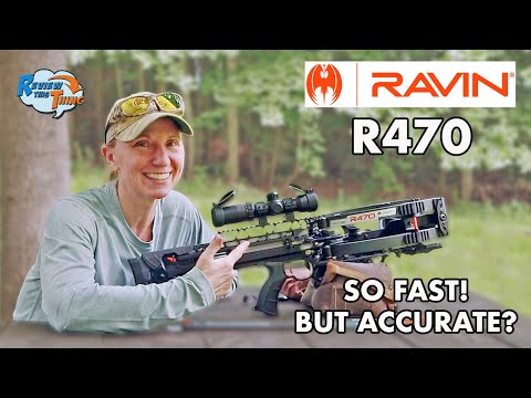 Ravin Crossbow R470 – Sighting In AND 100 Yard Test!