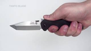 Video: Kershaw 6034T Emerson Svart Kniv