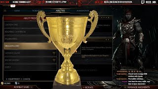 MK11 - How to View and Select All Tournament Variations for Every Character