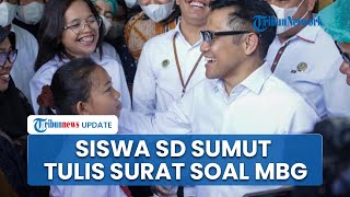 Surat Haru untuk Prabowo dari Pelajar SD Sampaikan Lewat Cak Imin Saat Tinjau Program MBG di Sumut