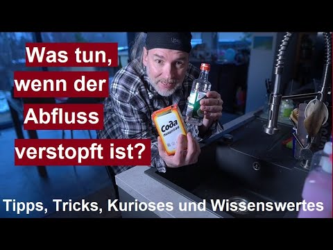 ⚠️Quick-Tipp #20 Abfluss reinigen mit Natron - Waschbecken Spüle verstopft? mit Backpulver beheben