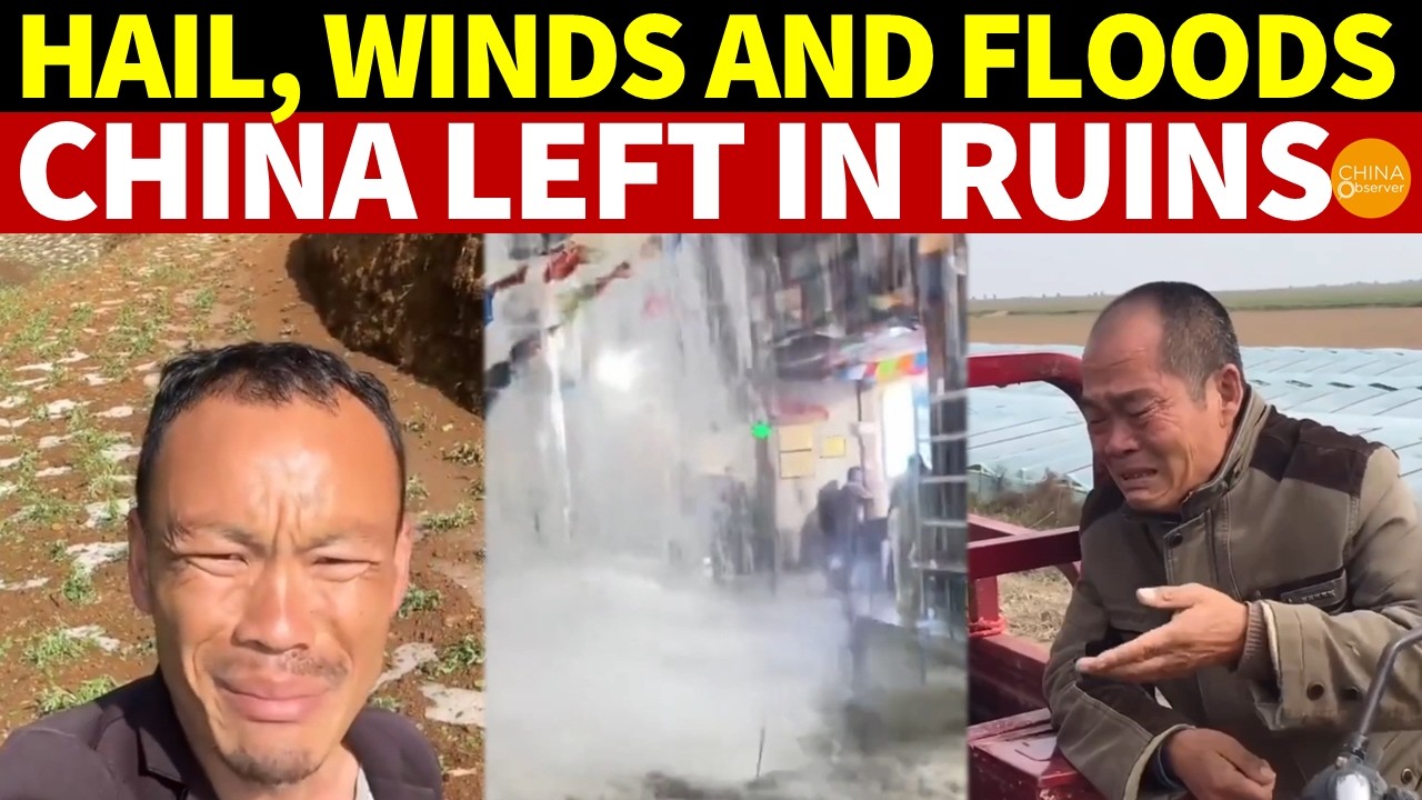 Hail, Fierce Winds And Heavy Rain Hit China: Everything Is Smashed To Pieces