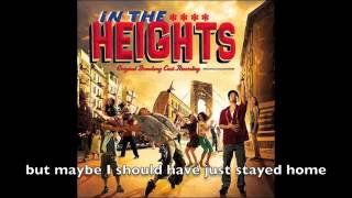 Breathe - In the Heights (with lyrics)
