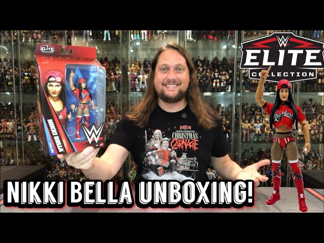 Vídeo relacionado con Mattel WWE Elite - Figura de acción y Accesorios, Serie #123, colección Nikki Bella de 6 Pulgadas con 25 Puntos de articulación y Manos Intercambiables