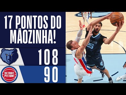 MÃOZINHA PEREIRA ANOTOU 17 PONTOS CONTRA OS PISTONS