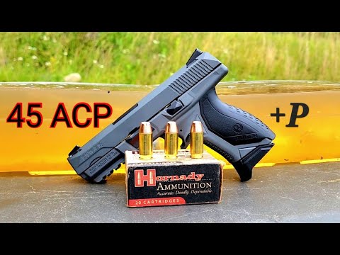 Hornady Custom .45ACP +P 230gr XTP Ballistc Gel Test \u0026 Review