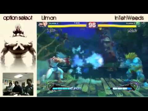 12-06-10 Lilman (Ryu) vs InTehWeeds (Blanka) - SSF4
