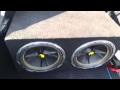 scion with MTX Thunder 5601 AMP and Two 12 ...