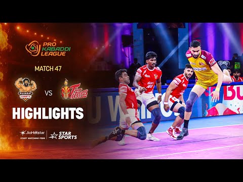 Nail-biting finish: Telugu Titans edge past Gujarat Giants | HIGHLIGHTS | #PKL12