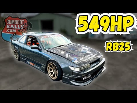 1989er S13 Nissan Silvia, in einem Fahrerlager gefunden, wiedergeboren als straßenzugelassener Dr...