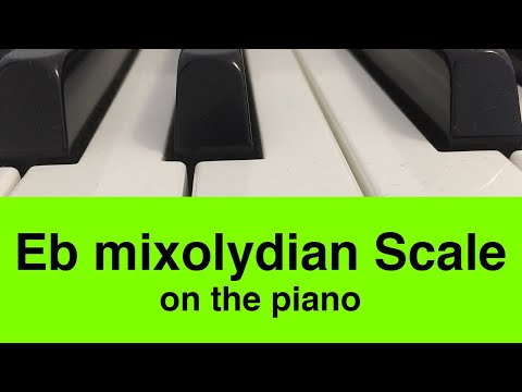 Eb Mixolydian Scale | Piano And Music Theory Tutorial✨