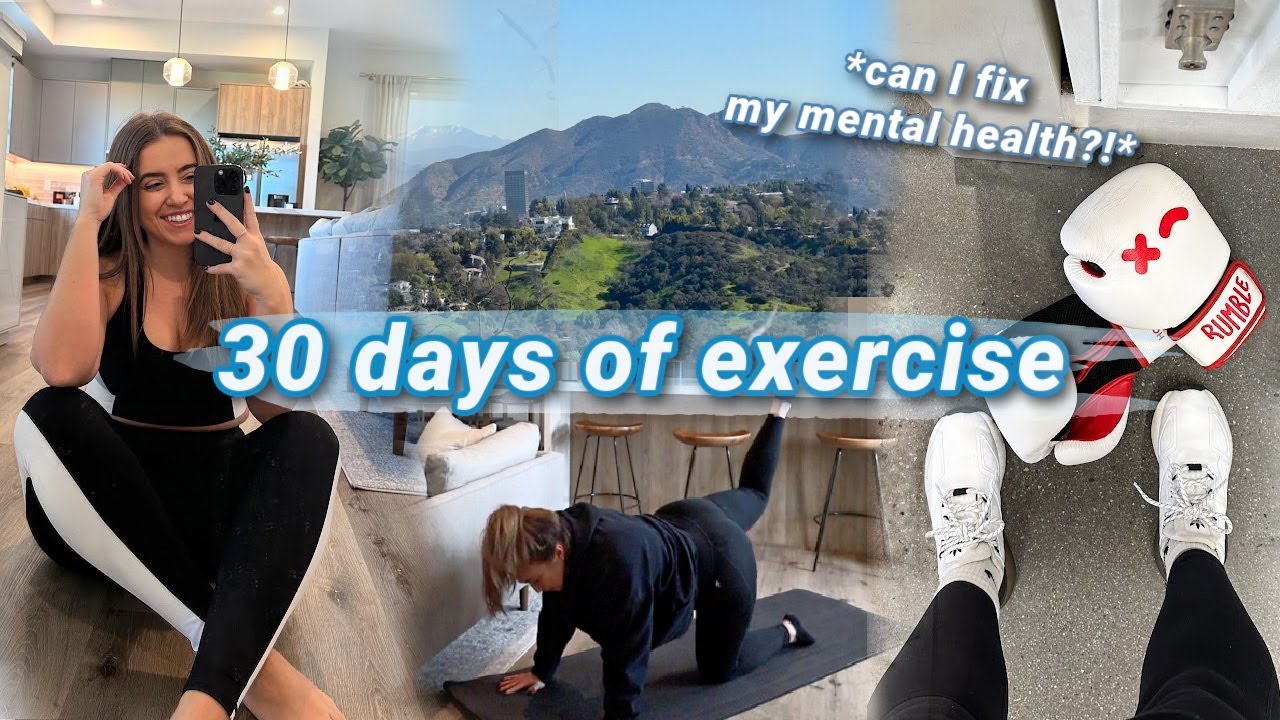 I EXERCISED FOR 30 DAYS TO FIX MY MENTAL HEALTH... DID IT WORK?! | MORGAN YATES 2023