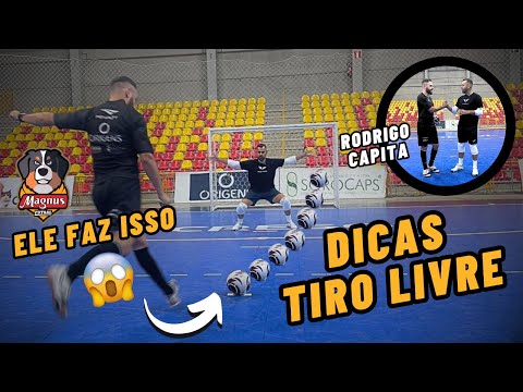 Dicas Tiro Livre com @Rodrigo_Capita - Como fazer gol no tiro livre e como defender #futsal #gk