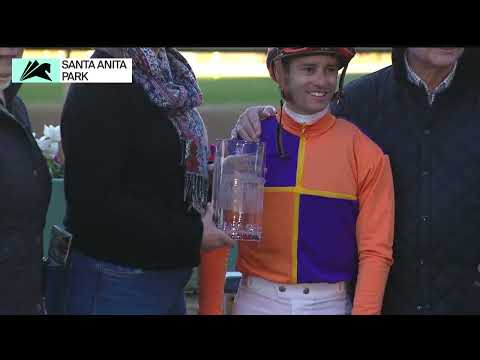 Kopion wins the Santa Ynez Stakes on Sunday, January 7 at Santa Anita Park