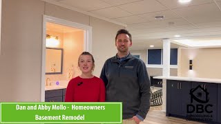 Watch video: Dan and Abby Basement Remodel Testimonial
