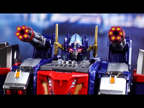 【Transformers stop motion】Diaclone DA14 Big Powered GV combining review.