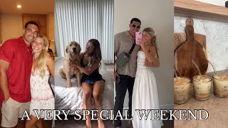 VLOG: my best friend is in town, dinner party, celebrating 1 year of marriage, full reset