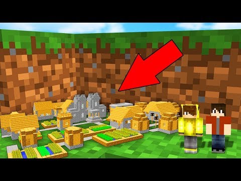 DÜNYA'NIN EN KÜÇÜK ŞEHRİNİ BULDUM! 😱 - Minecraft