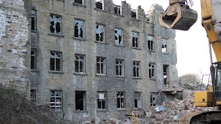 Live Demolition Mill - Cellers Clough Huddersfield - Urbex Yorkshire